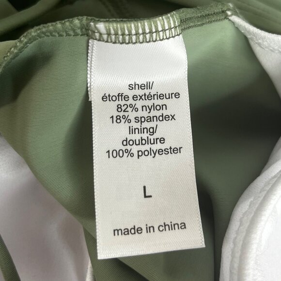 Indigo Sky Maurices Swim Tankini Tank Top Womens Large Green New - Picture 6 of 9